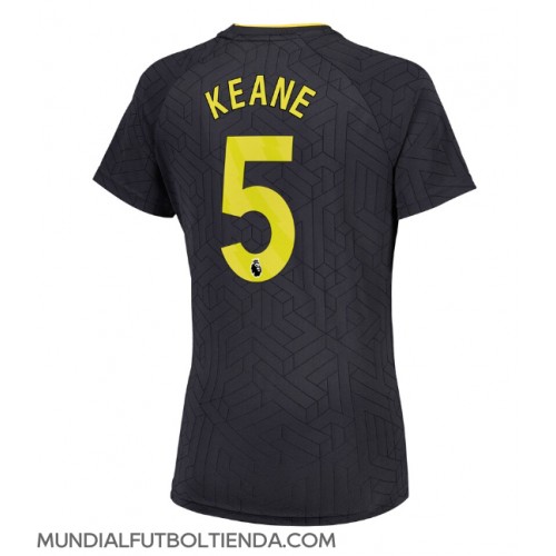 Camiseta Everton Michael Keane #5 Segunda Equipación Replica 2024-25 para mujer mangas cortas